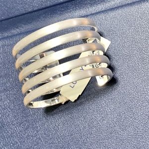 NWT Lucky Brand silver cuff